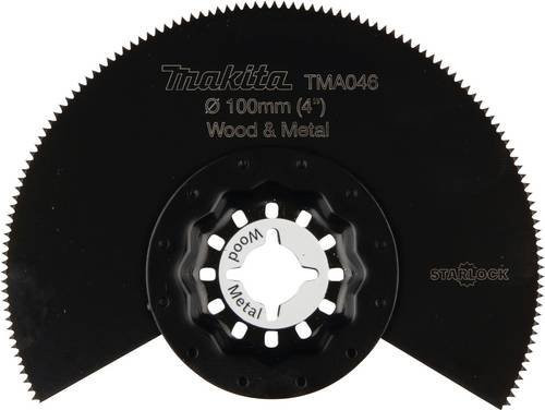 Makita Bimetall Segmentsägeblatt B-64808 Durchmesser: 100 mm in Schwarz - Bild 1