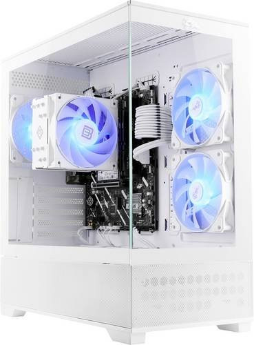 CSL Computer Gaming PC M13440H Desktop PC in Weiß mit Intel Core Ultra 9 285k, 32GB RAM und 1000GB SSD, Windows - Bild 1