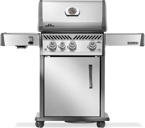 Napoleon Gasgrill Rogue Pro 425 in Silber aus Edelstahl mit 3 Hauptbrennern und Sizzle Zone - Bild 1
