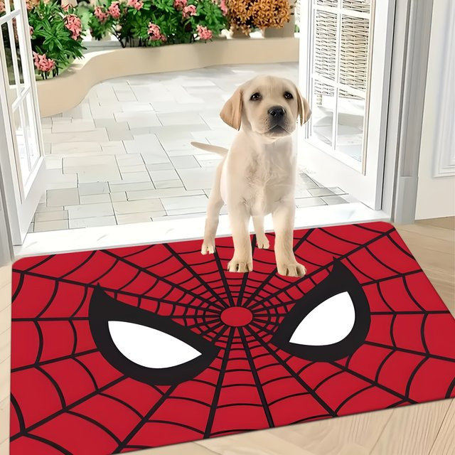Beast Kingdom Marvel Flanell-Bodenmatte mit Superhelden-Design in Rot - Bild 1