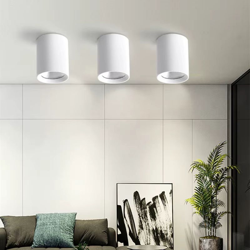 Khelse COB LED Decken-Downlights zur Oberflächenmontage, Anti-Glare Einbaustrahler für Indoor, Weiß - Bild 6