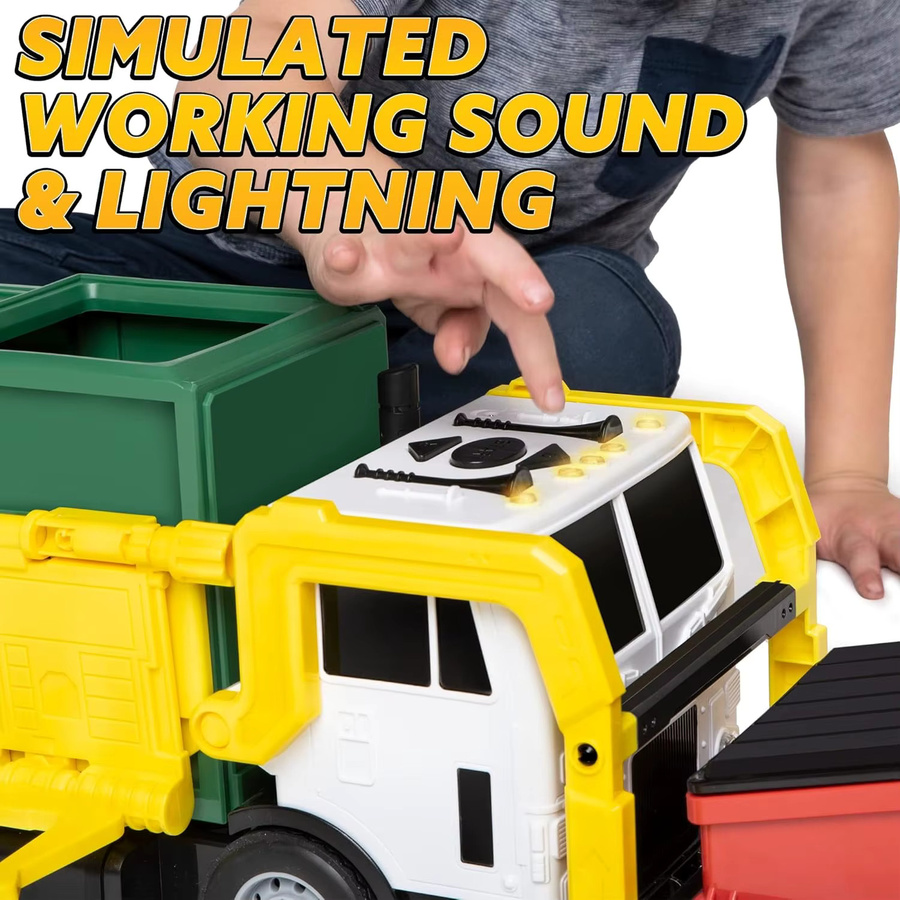 JOYFY Müllwagen-Spielzeugset, mit Müllcontainer, ab 3 Jahren - Bild 5