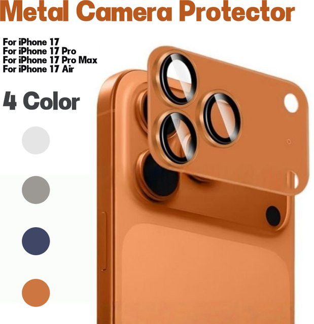 Hekiy Kameralinsen-Schutzfolie aus gehärtetem Glas für iPhone 17 Pro Max, 17 Air und 17 Pro, transparent - Bild 1