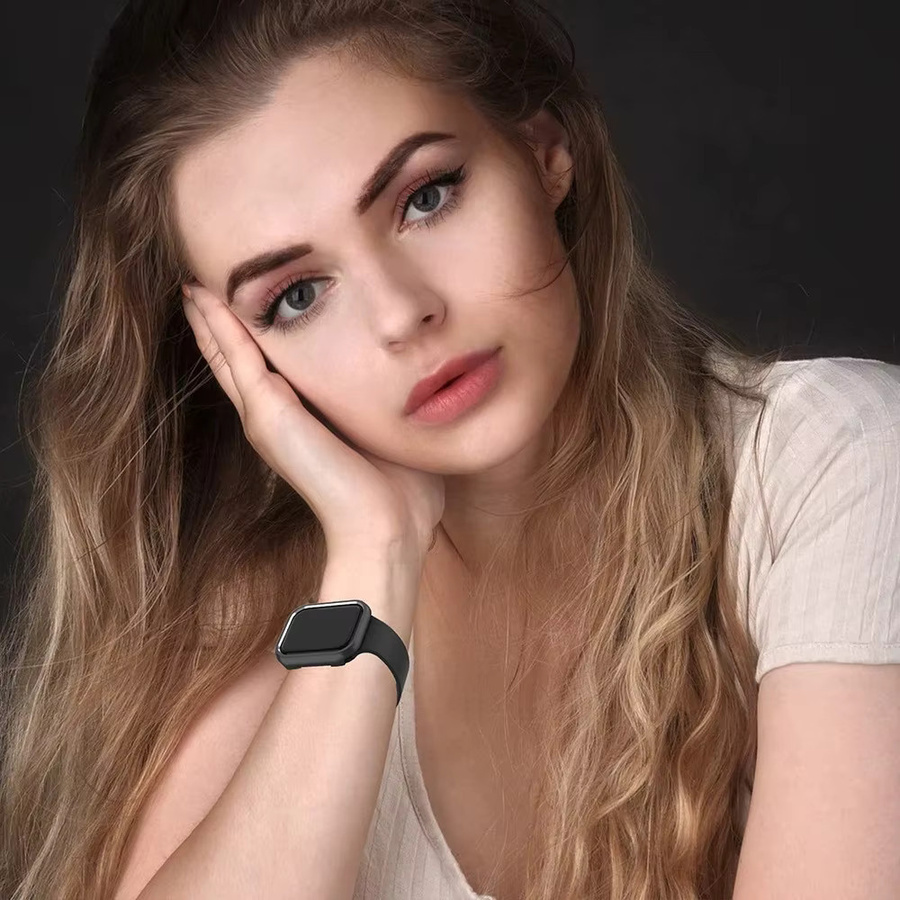 DLIBAND Uhrenzubehör Metallgehäuse für Apple Watch, Unisex - Bild 3