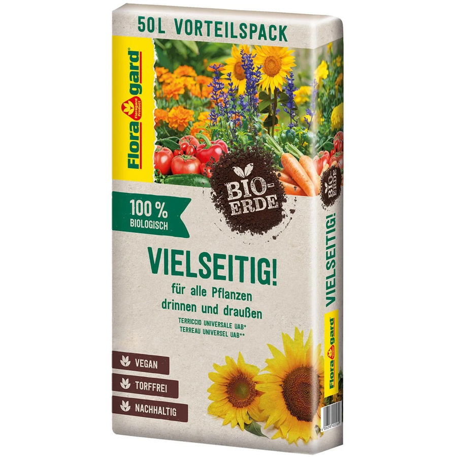 Floragard Bio-Universalerde torffrei 50 l - Bild 2