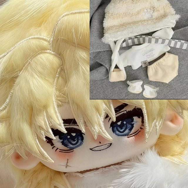 Yiran toy Genshin Impact Varka Plüsch Anziehpuppe, 20cm, ab 14 Jahren - Bild 1