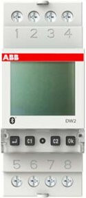 ABB DW2 Wochen-Zeitschaltuhr 2-Kanal mit Bluetooth 230V - Bild 1