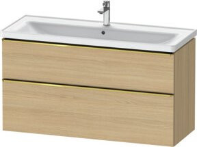 Duravit Waschtischunterschrank D-Neo in Beige, Wandmontage, B/T/H: 118,4 x 45,2 x 62,5 cm - Bild 1