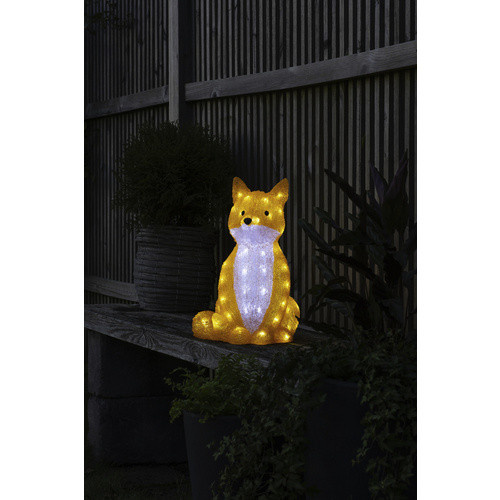 Konstsmide LED Figur in Orange mit Leuchtmittel, B/H/T: 24 x 40 x 25,5 cm - Bild 2
