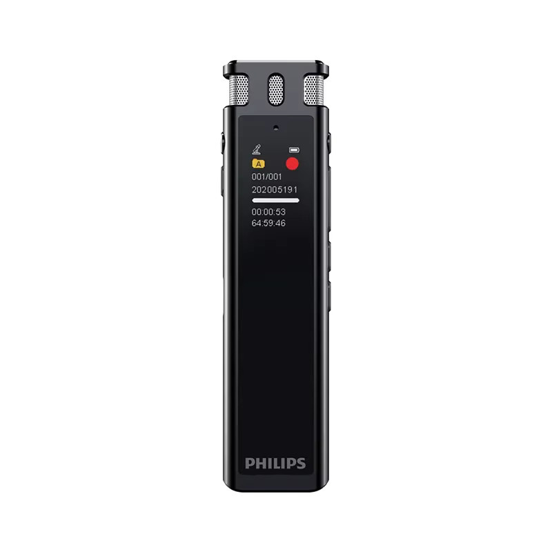 Philips VTR5260Pro Bluetooth AI-Aufnahmestift in Schwarz mit 16 GB Speicher, HD-Rauschunterdrückung und Voice-to-Text Funktion für Konferenzen und Forensik - Bild 4