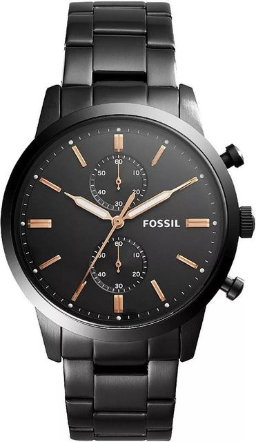 Fossil Armbanduhr Quarz, Edelstahl, Grau, Herren - Bild 1