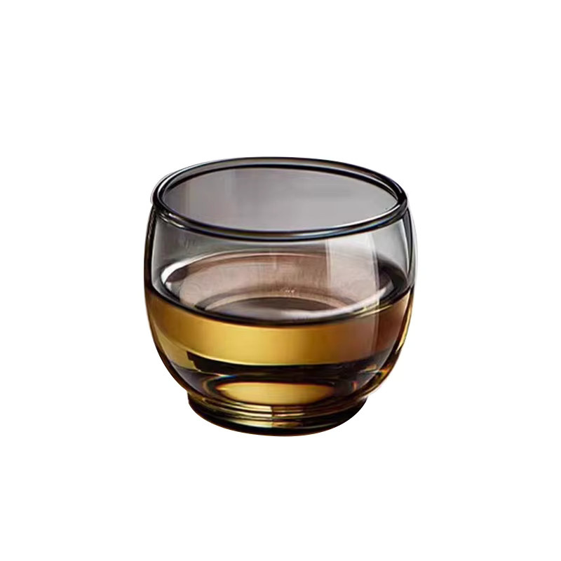 HeY LiLac Serene Light Teetasse aus Glas in Transparent/Lila, 120 ml, hitzebeständige Glastasse für losen Tee und Gongfu-Tee - Bild 7