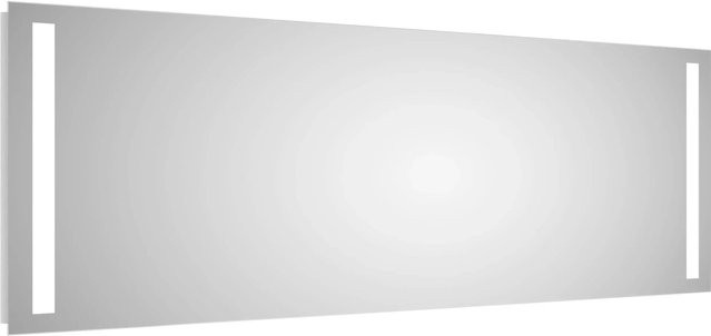 TALOS LED-Badspiegel in Silver mit Aluminiumrahmen, B: 160 cm, H: 70 cm - Bild 1
