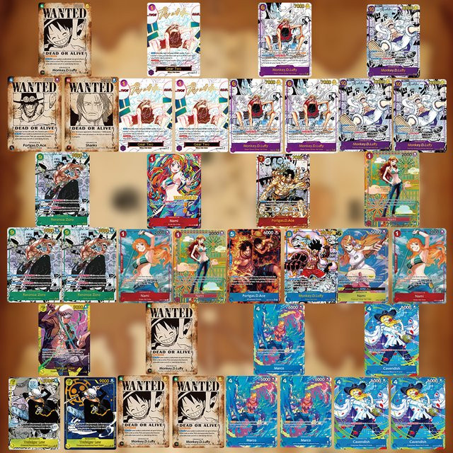 Bandai One Piece Leader-Deck-Kartenset, 3-teiliges Set, Englisch - Bild 1