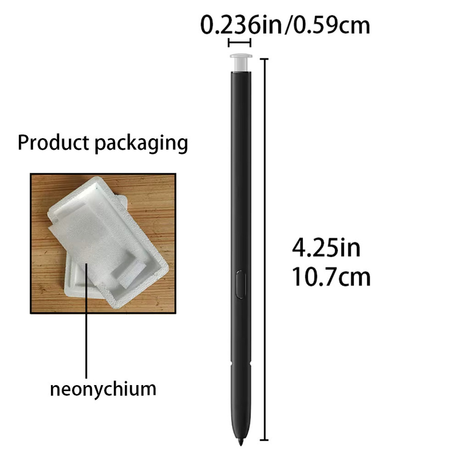 Samsung S Pen Stylus Stift für Galaxy S22 Ultra SM-S908B SM-S908U SM-S908W SM-S908N ohne Bluetooth in Schwarz und Lila - Bild 2