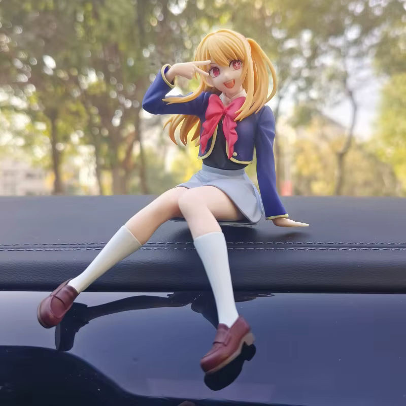 Bandai Oshi No Ko Anime Figuren Set Hoshino Aquamarin, Hoshino Rubii und Arima Kana aus Kunststoff, mehrfarbig - Bild 1