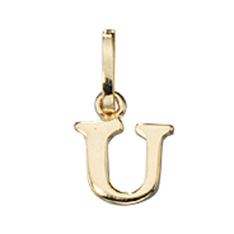 Colfem Anhänger Buchstabe U, 333 Gelbgold, Unisex - Bild 1