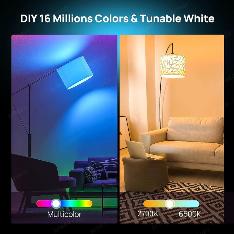 Tuya Smart LED Lampe E27 Zigbee WiFi RGBWW 15W Multicolour kompatibel mit Amazon Alexa und Google Home - Bild 2