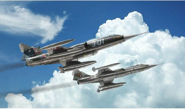 Italeri F-104G/S - RF-104G Starfighter, Fahrzeug, 1:32, Grau - Bild 1