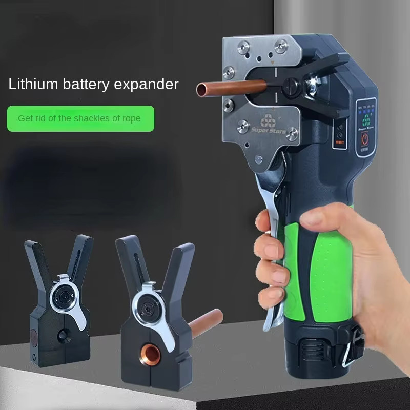 DSZH ST-E900A Kupferrohr Expander Glockenmund Expander aus Messing für Klimaanlagen mit Lithium-Batterie und verschiedenen Spannfuttergrößen - Bild 2