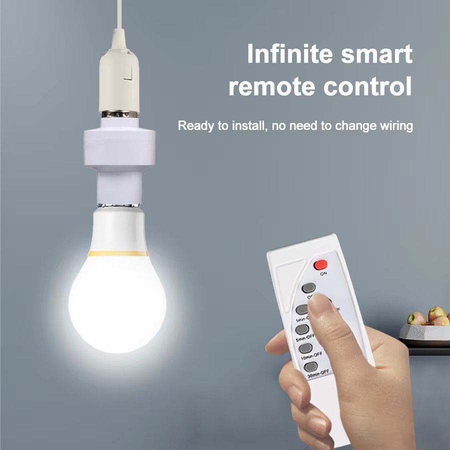 GGBEE E27 Smart Conversion Lampe mit Infrarot Fernbedienung für LED Leuchtmittel AC85-265V - Bild 2