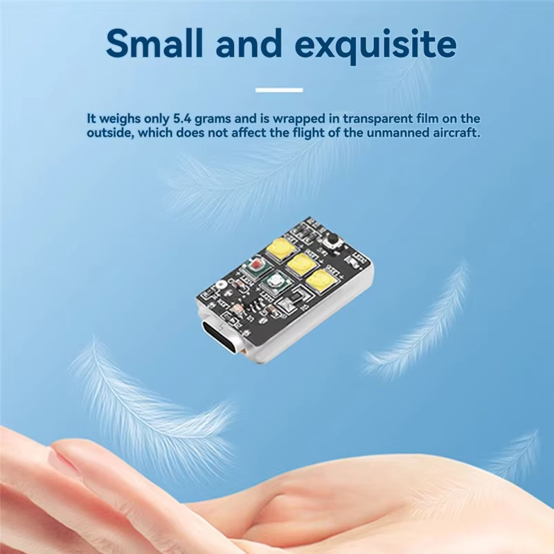 ABSQ Strobe Light Universal Anti-Kollisions-Warnsignal für DJI Mini Drone-Modelle, Mavic 3 Pro, Avata 2 und Mini 4 Pro - Bild 2