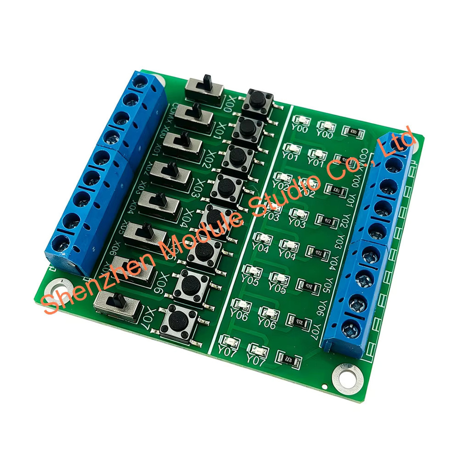 SPS-Debugging-Board 8-Kanal Ein- und Ausgangsplatine für Simulation und Test, Grün - Bild 2