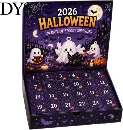 Mud in your eye, Halloween-Spielzeug Adventskalender, 24-Tage Countdown-Box mit Figuren - Bild 1