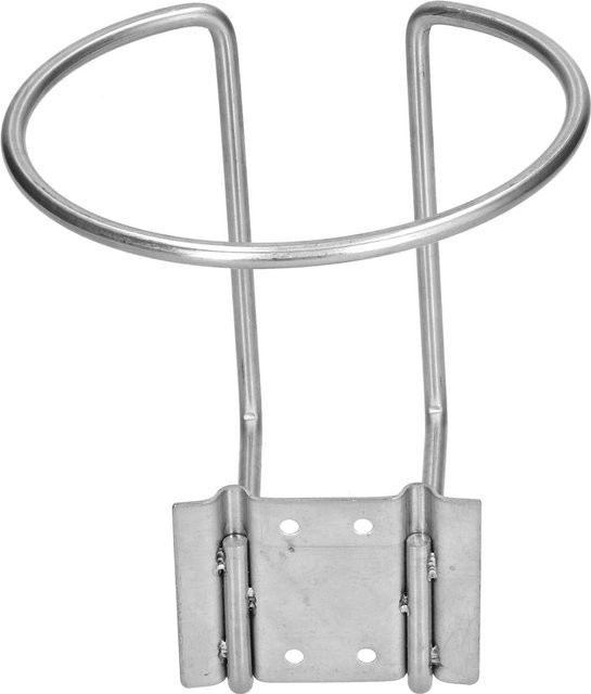 Igeteck Marine Tassenbecherhalter mit Untertasse in L-Form, grau, Durchmesser: 15 cm - Bild 1