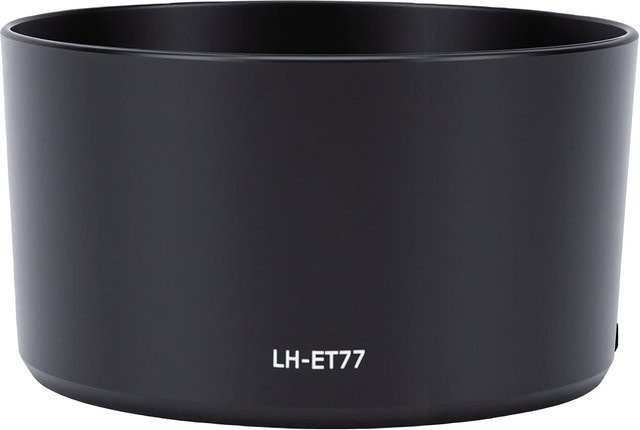 Igeteck Gegenlichtblende passend für Canon RF 85mm F2 Macro IS Objektiv, Farbe: Schwarz - Bild 1