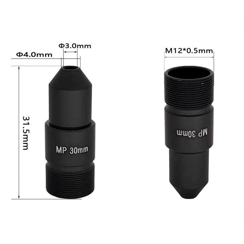 TREEYE HD 3MP Pinhole Objektiv M12 mit 30mm Brennweite und IR-Filter in Schwarz - Bild 2