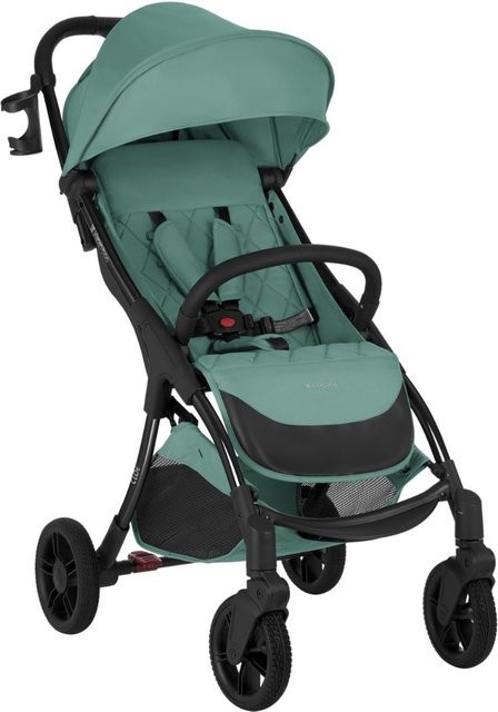 Kikkaboo Buggy Cloe Kinderwagen aus Aluminium mit Getränkehalter, faltbar, Dunkelgrün, bis 22 kg - Bild 1