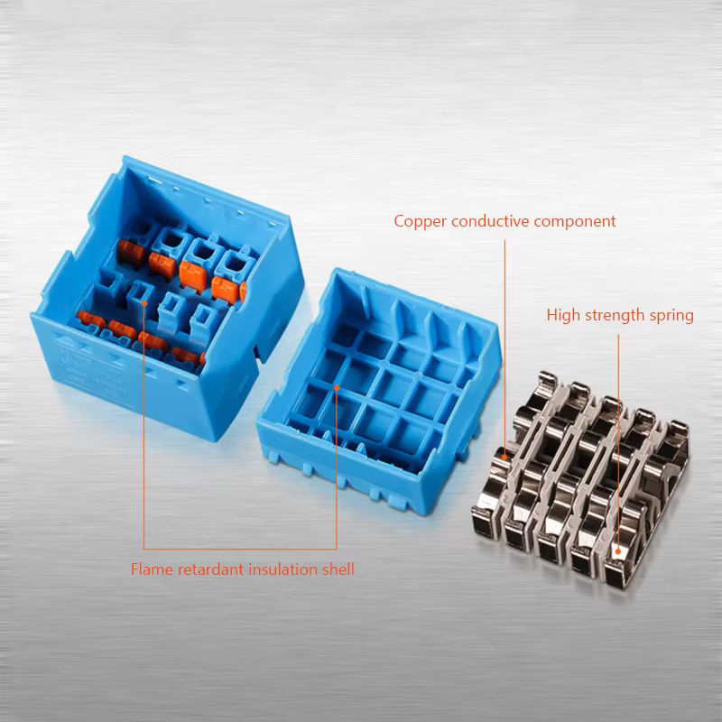 YJCAL PTFIX 2,5mm2 Elektrischer Kabelanschluss Terminal Block zur DIN-Schiene Montage als Splitter und Junction Box - Bild 2