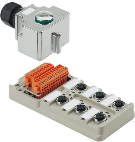 Weidmüller SAI-6-MH-4P M12 Sensor/Aktorbox passiv mit Metallgewinde in Multicolor - Bild 1