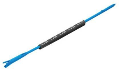 Weidmüller Kennzeichnungsring CLI R 1-3 SW/WS 0 in Schwarz und Blau aus Kunststoff für einen Außendurchmesser von 2,5 bis 5 mm - Bild 1