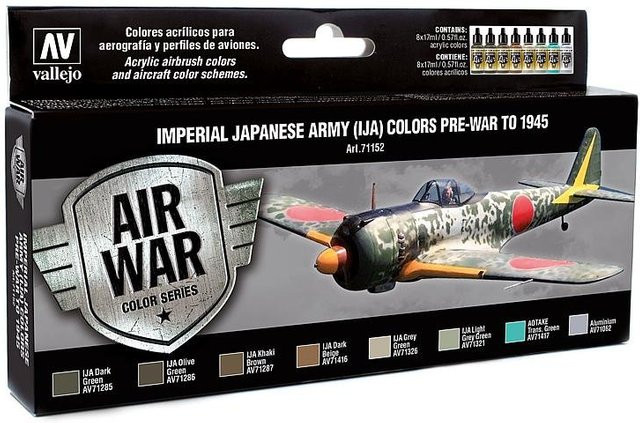 Vallejo Japanische Luftwaffe IJA, Set 1, Farbset - Bild 1