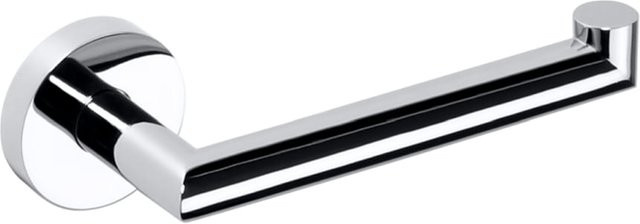 Brillantbad BOMEGA Papierrollenhalter Rechts ohne Deckel Messing Chrom poliert B/T/H: 17,5 x 5,5 x 7,0 cm - Bild 1