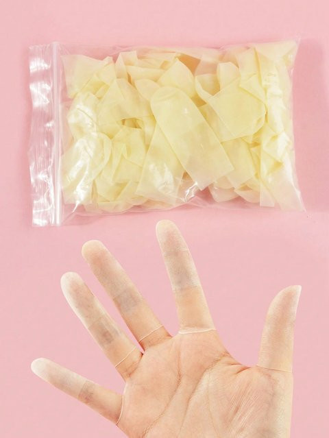 klimonla Einweg-Fingerlinge aus Latex, 100 Stück, Unisex - Bild 1