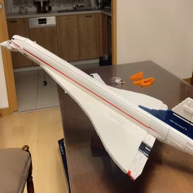 Airbus Concorde Baustein-Set, Überschallflugzeug, 2083 Teile, ab 14 Jahren - Bild 5