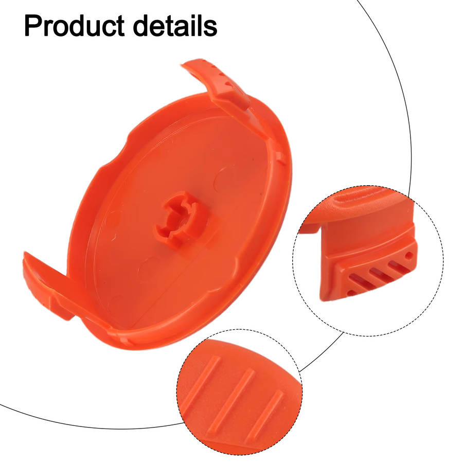3-teiliges Set Spulenabdeckung für Black+Decker Gartentrimmer STC1820PC und ST5530 inklusive Ersatz-Fadenspule und Feder - Bild 3