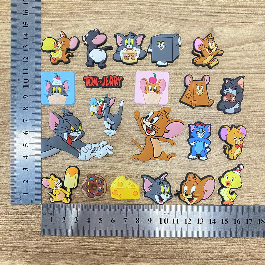 Katzen-Cartoon-Serie Schuh-Charms, PVC, Kinder - Bild 3