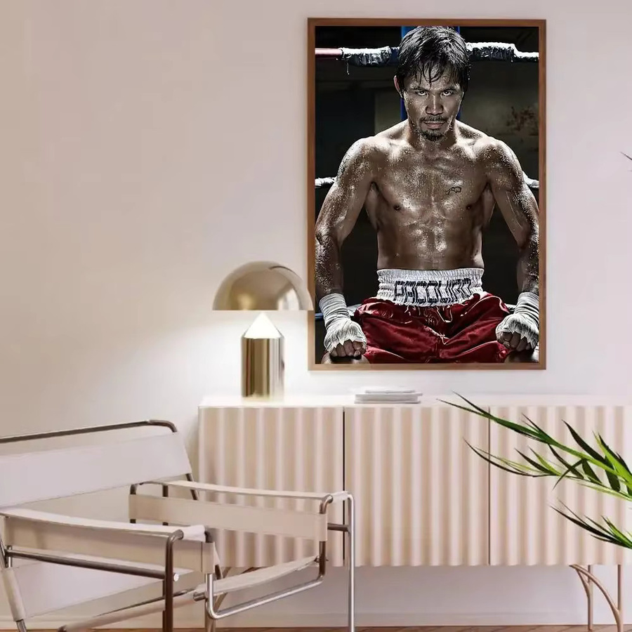 Kayou M-Manny P-Pacquiao Poster, selbstklebender Kunst-Aufkleber aus wasserfestem Papier in Mehrfarbig, rechteckig - Bild 6