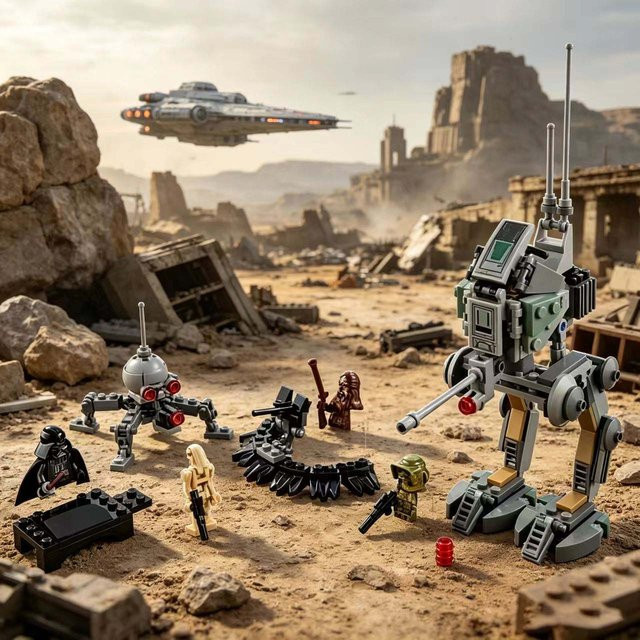 Bandai Star Wars Aufklärungsroboter-Soldaten, Baustein-Modell, 250-teiliges Set - Bild 1