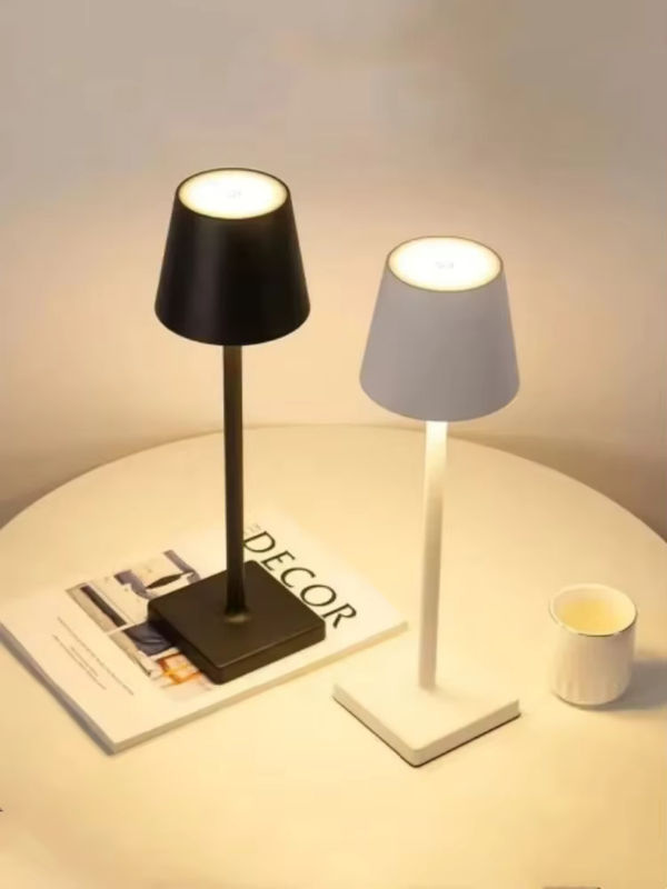 AVACOM LED-Schreibtischlampe in Schwarz, wiederaufladbare kabellose Tischlampe mit Touch-Funktion und dimmbarer Lichtstärke für Wohnzimmer und professionelle Bereiche, B/T/H: 38,0 x 11,0 x 1,0 cm - Bild 7