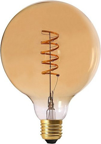ELECT SPIRAL LED Filament-Leuchtmittel E27 Vintage Warmweiß Transparent Gold/Messing - Bild 1