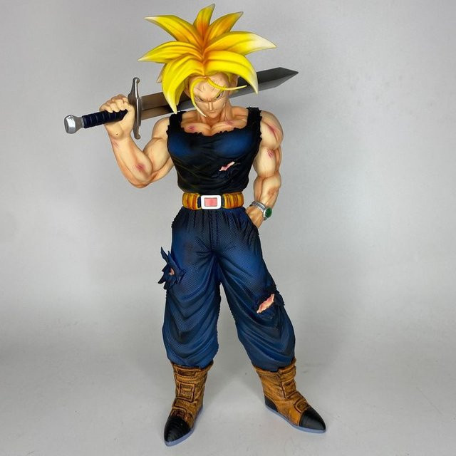 Bandai Dragon Ball Super Saiyan Trunks mit Schwert, Anime-Figur, Modell-Statue - Bild 1