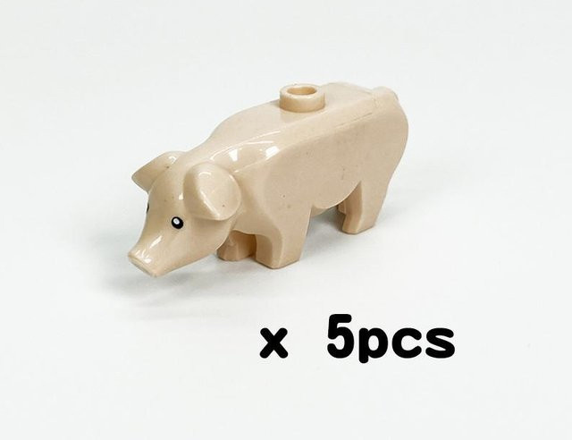 MOC Bauernhoftiere Bausteine Tiere Zubehör - Bild 1