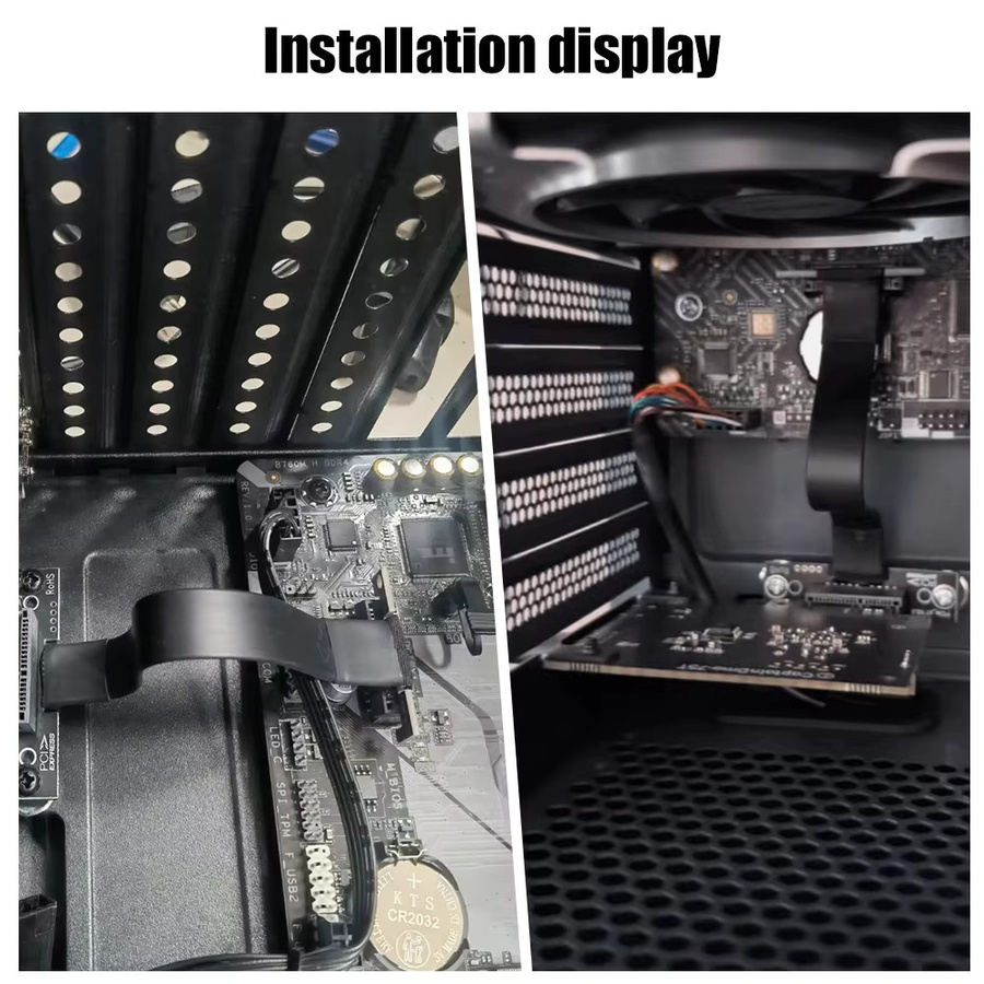 Fenvi PCIE X1 Riser-Kabel 90 Grad Extender für WiFi-Karten und M.2-Adapter in Schwarz oder Weiß - Bild 2