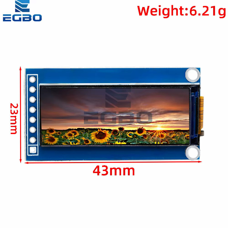 EGBO 1,45 Zoll TFT-LCD-Modul mit GC9107-Treiber, SPI-Farbdisplay in Blau, Breite: 60 mm, Höhe: 160 mm - Bild 2