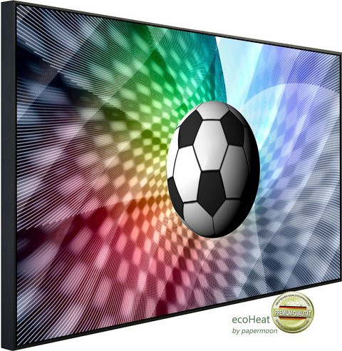 papermoon EcoHeat Infrarotheizung Fussball mit App-Steuerung und Überhitzungsschutz, bunt, Matt-Effekt - Bild 1